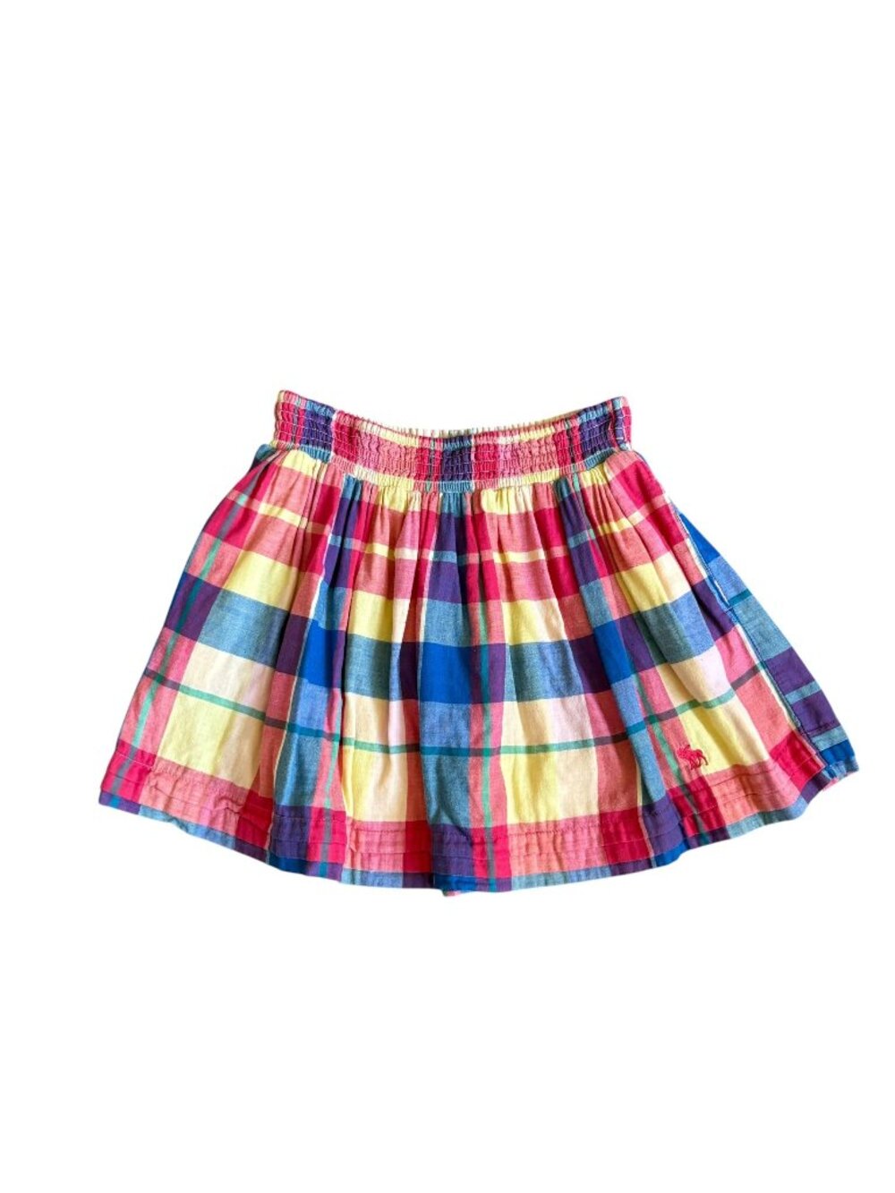 Abercrombie and Fitch Y2K Plaid Mini Skirt Ruffle Pleated Large